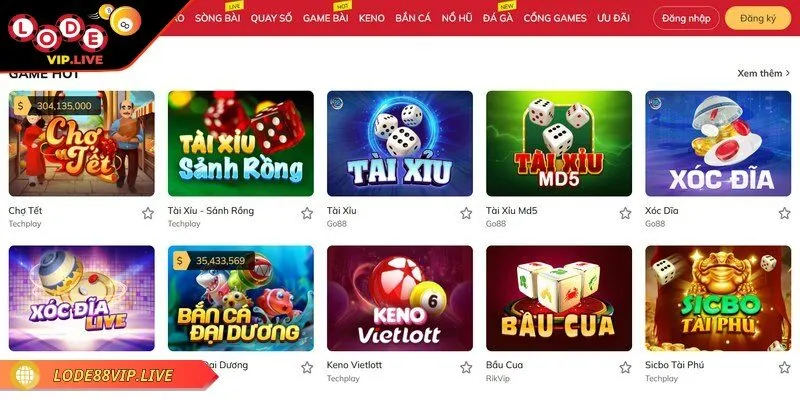 Lấy Lode88 link vào chuẩn sẽ kết nối với trang chủ ngay