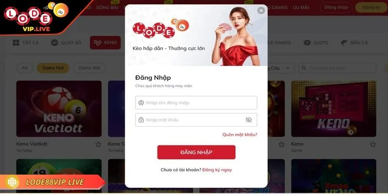 Truy cập vào website chính thức để tải Lode88